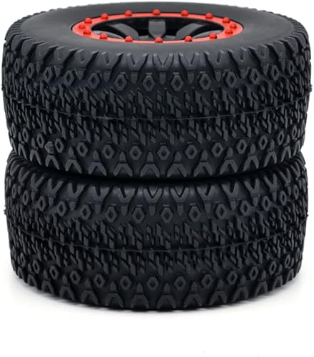 Miniatura 4 de KingVal 4 ruedas de repuesto duraderas para neumáticos RC ø110 x 1.772in, junta hexagonal de 0.472in, compatible con 110 Traxxas Slash HPI Redcat