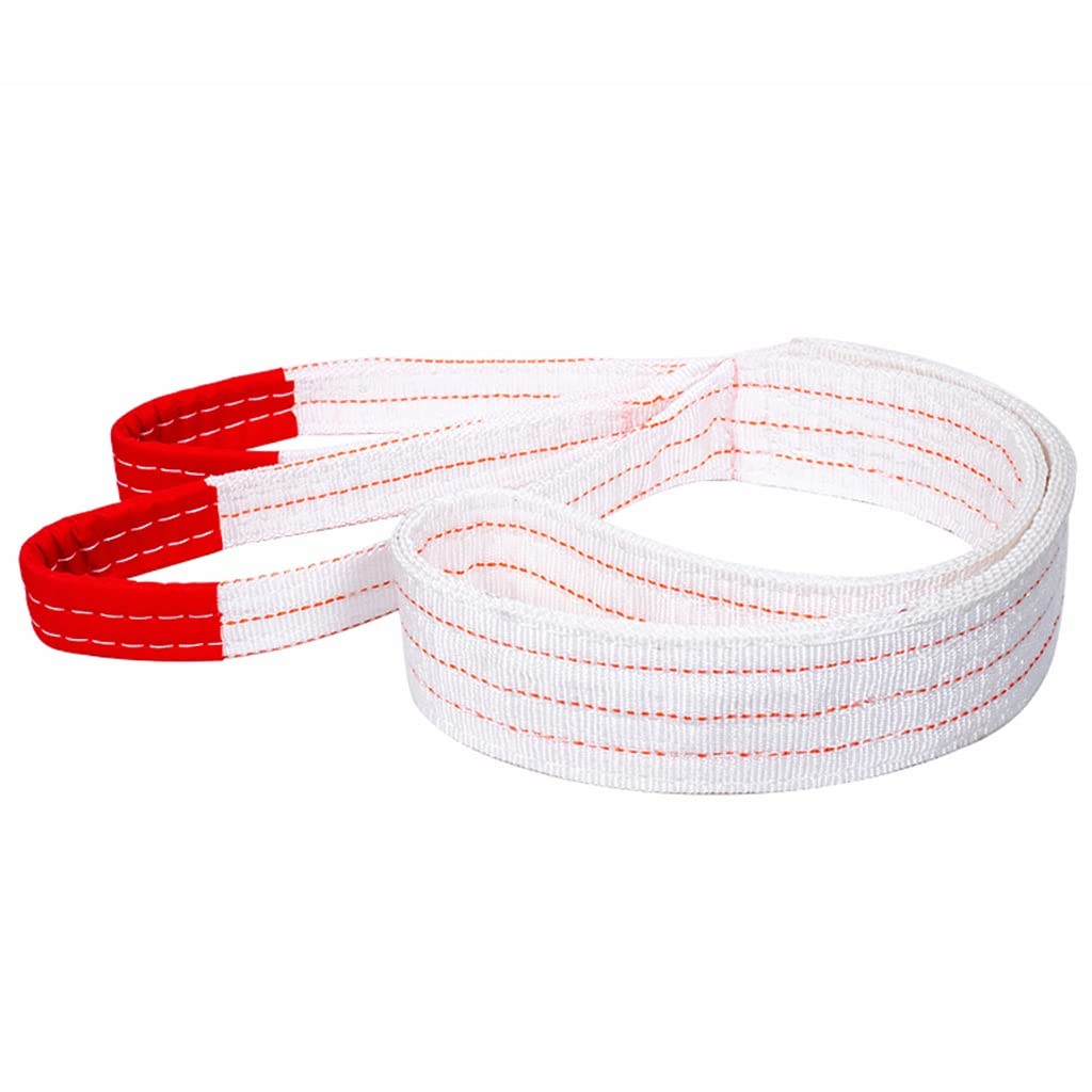 NGDFGR Lifting Strap Webbing Durable Lifting Cargo Sling Strap Strop Load Strap Cargo Sling With Safety Hook For Lifting And Towing Lanyard Load Bearing 5T,5t-6M