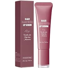 Glossy Lipgloss 6 Colors Nourishing High-shine Glossy Lipg Glaze Non-Sticky Glaze Blaze Tinted Lip Serum 01 Cinnamon Sugar