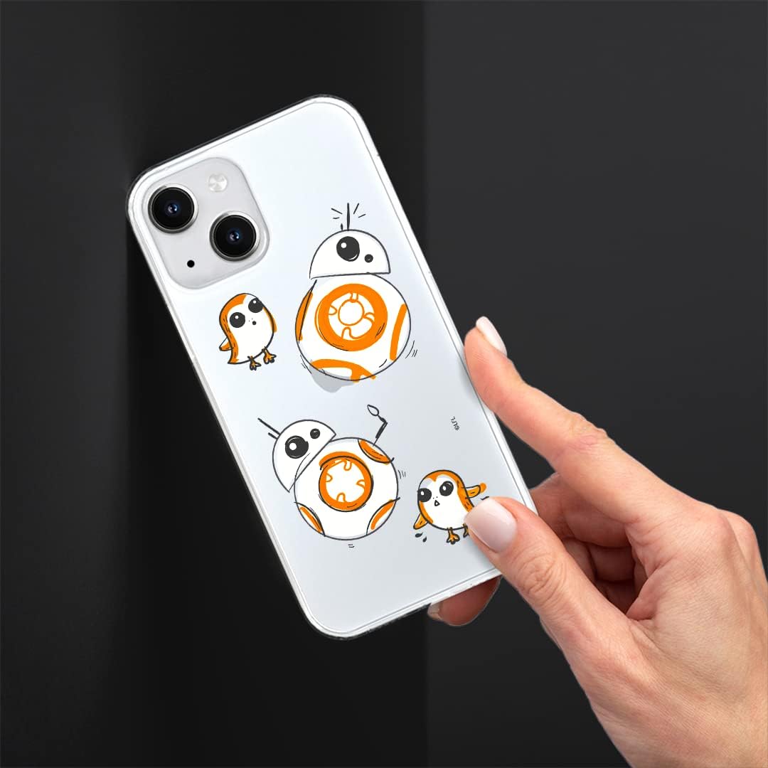 ERT GROUP Mobile Phone case for Xiaomi REDMI Note 9 PRO/ 9S Original and Officially Licensed Star Wars Pattern BB 8 010 optimally adapted to The Shape of The Mobile Phone, Partially Transparent