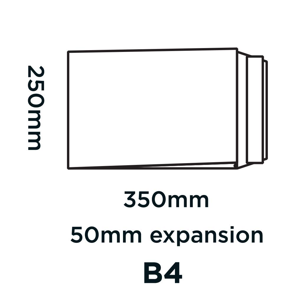 Blake VITA Packaging 350 x 250 x 50 mm 140 g/m2 Busta imbottita EcoCushion Stacca e sigilla (EPB4) Bianco, Confezione da 100
