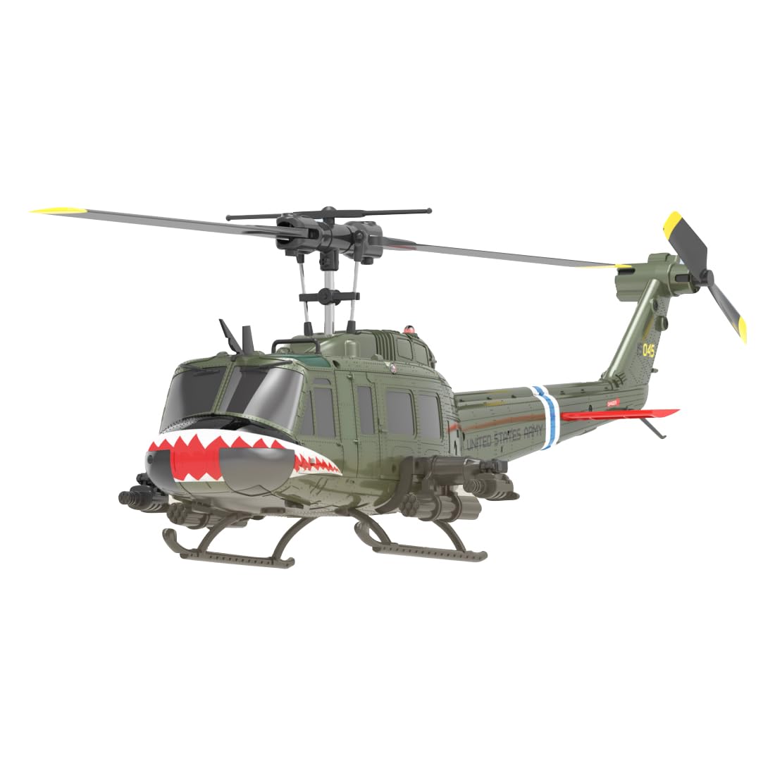 RC ERA UH-1 Huey RC Helicopter – 1:48 Scale, 6CH Brushless, 6-Axis Gyro, Altitude Hold, For Adults
