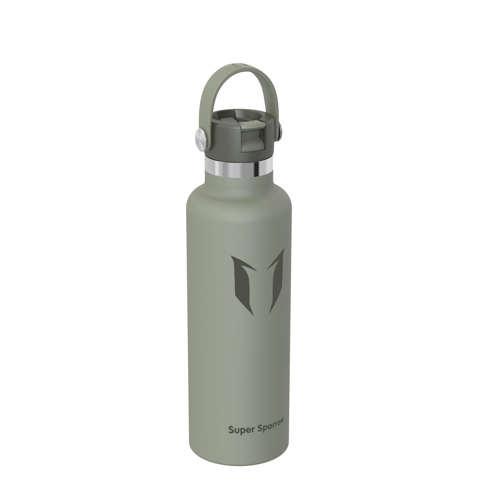 Super Sparrow Borraccia Termica, Acciaio Inox Bottiglia Termica - 350ml, 500ml, 750ml, 1L - Senza BPA Borracce, Borraccia Bambini per Scuola, Sport, Campeggio, Yoga, Palestra, Ciclismo