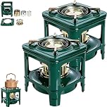 Portable Kerosene Stove 8-Wicks Camping Stove, Outdoor Heater and Cooking Burner, Multi-Fuel Paraffin Burner for Cooking Hiking Fishing Emergency Survival Gear (2)