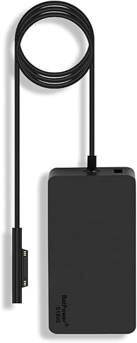 Miniatura 8 de BatPower Cargador de superficie de 15 V 2.58 A de 44 W compatible con Microsoft Surface Pro X 7 6 5 4 3 Go Tablet Surface Laptop 4 3 2 1 Fuente de