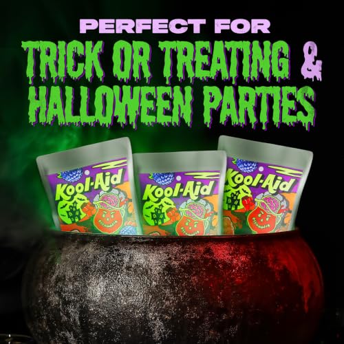 Kool-Aid Ghoul-Aid Drink, 10 Pouches Zom-Berry Flavor, 6 fl oz - image 6