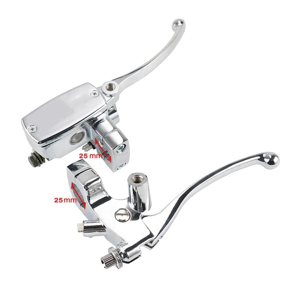 Leva Frizione Freno Moto Leva della Pompa del Freno della Leva della Frizione del Manubrio Universale del Motociclo da 1 "25 Mm Manubrio Freno Frizione Leve