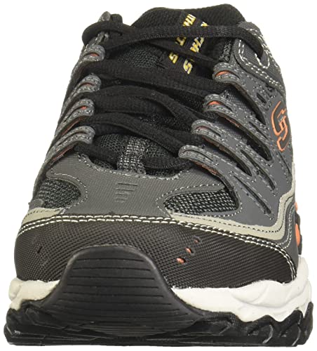 Skechers mens Afterburn M. Fit fashion sneakers, Charcoal, 9 X-Wide US