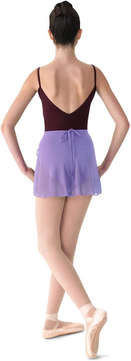 Mirella Women's Georgette Wrap Dance Skirt