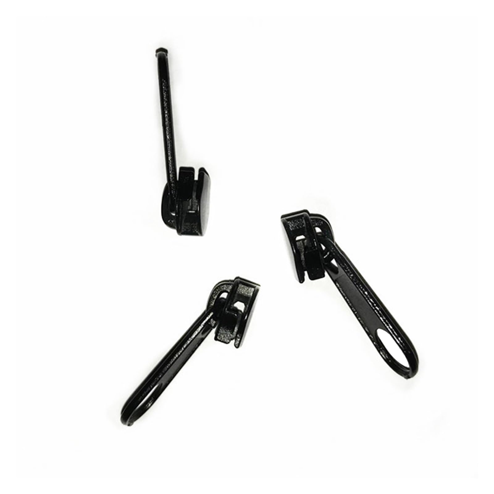 Kit de reparación de cremallera, 6 piezas de nailon con cremallera de cabeza corta de metal para equipaje