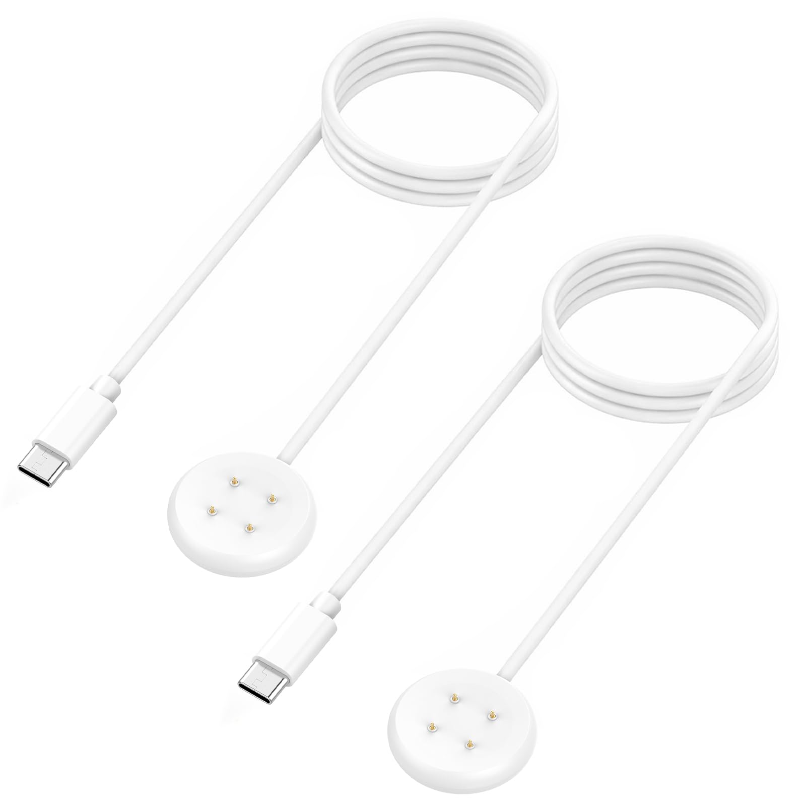 Cable de carga para reloj inteligente Tipo C compatible con Pixel Watch 3 y Fitbit Sence 2 8