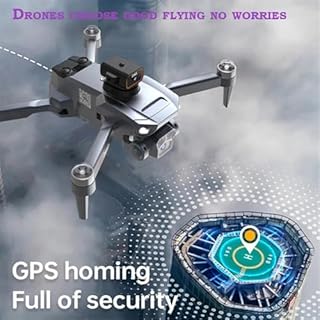 LKHLTBF Triple Battery,Drone d27 PRO Max GPS 8k Telecamera HD Professionale 5g WiFi FPV 360° evitamento Ostacoli brushless Grande Schermo rc Quadcopter