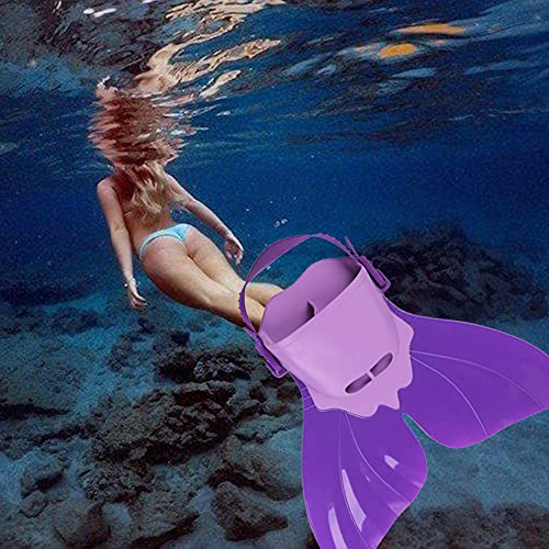 image for FAROOT Swim Fins for Kids and Adults, Monolithic Mermaid Tail Fins Mon