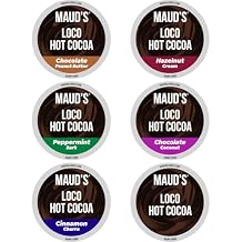 Mauds Flavored Hot Chocolate Variety Pack, 48ct, Single Serve Pods, Compatible with Keurig K Cups Maker