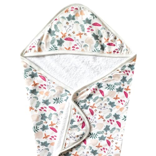 Image of Copper Pearl Hooded Bath Towels Premium Knit /Terry Cloth Baby Towels with Hood, Pockets, and Cool Designs - Great to Gift and Make Bath Time Fun - Baby Bath Towel, Ivy