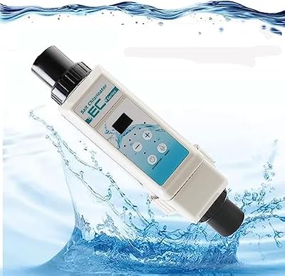 EODSAD Saltwater Chlorine Generator System, EC12 Saltwater Pool System for inground Pools, Salt Water Pool Chlorination System Replacement for Hayward Saltwater System, 15,000 gallons