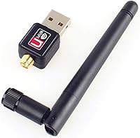 DWS AC600 Dual Band USB WiFi Adapter with 5dBi Antenna - 433Mbps 5GHz/150Mbps 2.4GHz Wireless for PC Laptop Mac