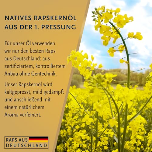 Teutoburger Rapsöl mit Butteraroma , 500 ml