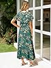 Simplee Womens Floral Maxi Dress - Short Sleeve Su... #5