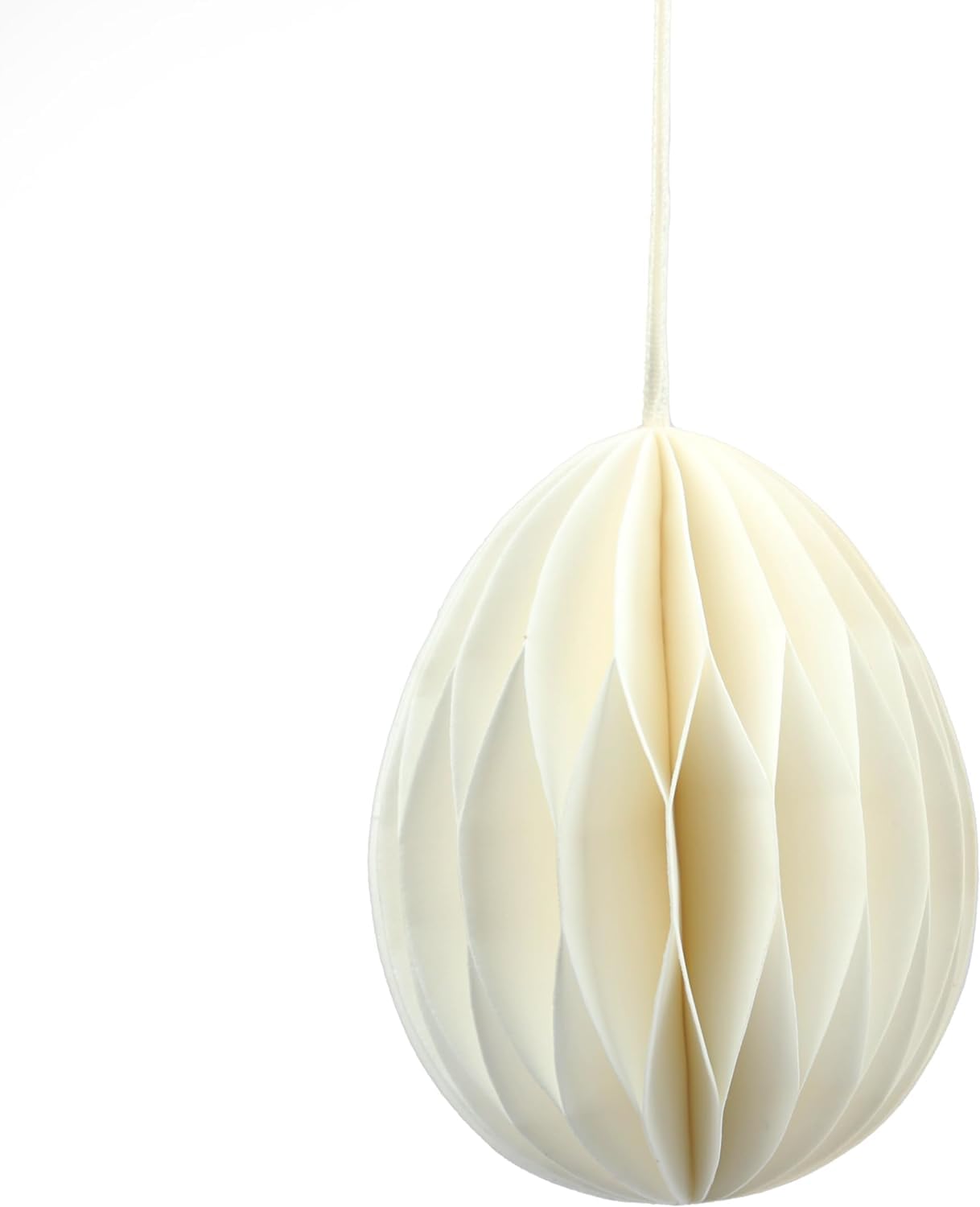 Kagzi's Easter Eggs Decoration White Honeycomb Ball Party Decoration Paper Balls Pom Pom Paper Balls for Home Decor - Pack of 4, N-RBWhite-PO4