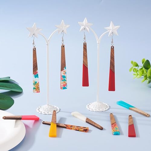 Miniatura 2 de Colgante de madera de resina, resina, Sin gemas.