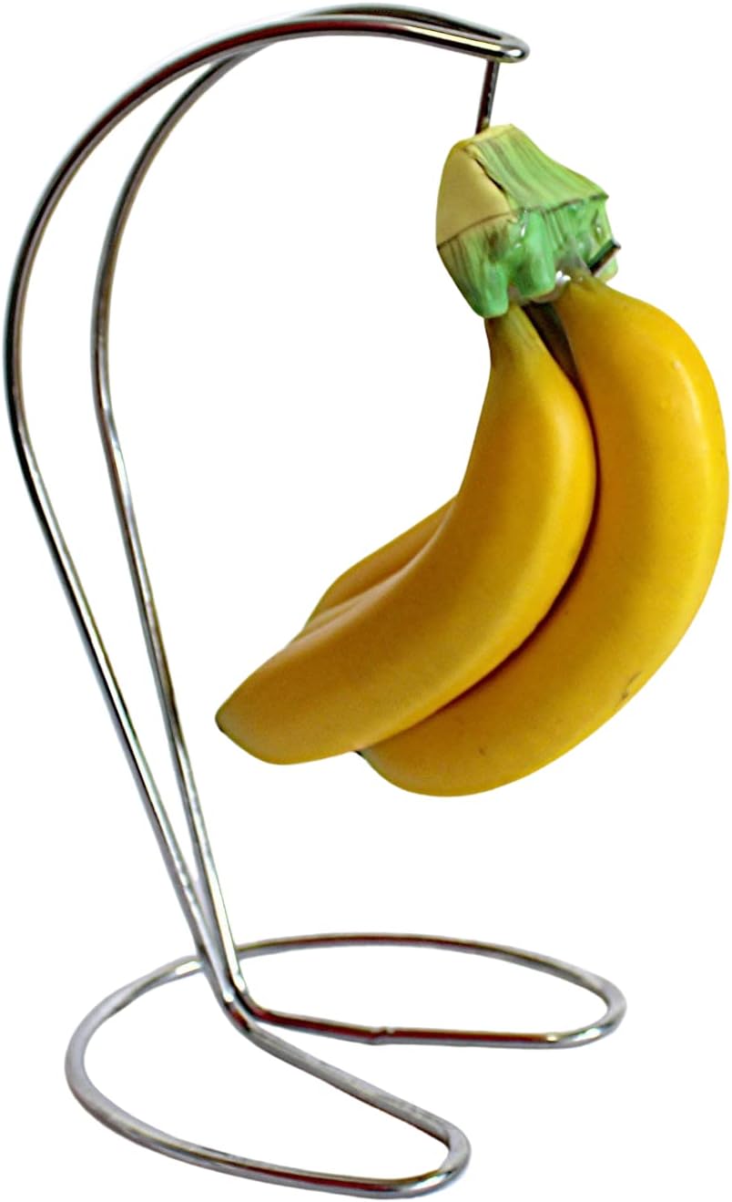 Chrome Banana Tree Holder Ripen Fruit Evenly Prevents Bruising