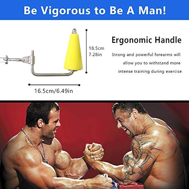 INNOLIFE Arm Wrestling Training Professional Equipment Fitness Forearm, Wrist Exerciser Strength Develop Machine with Handle