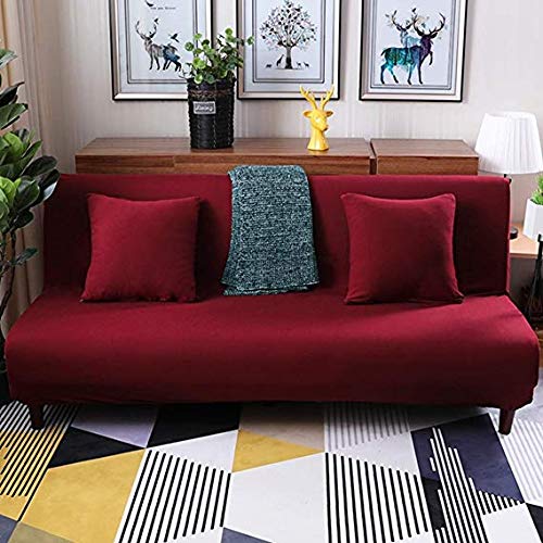 Housse de canapé extensible surefit 3 places et 3 housses de coussin couleur unie