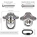 SELEWARE Heavy Duty Swing Hanger Bearing Swivel Hook, 360 Swivel Swing Hanger with Carabiner, Indoor Outdoor Swing Hardware for Tire Swing Kit Saucer Swing Playground Accessories, 2 Pack