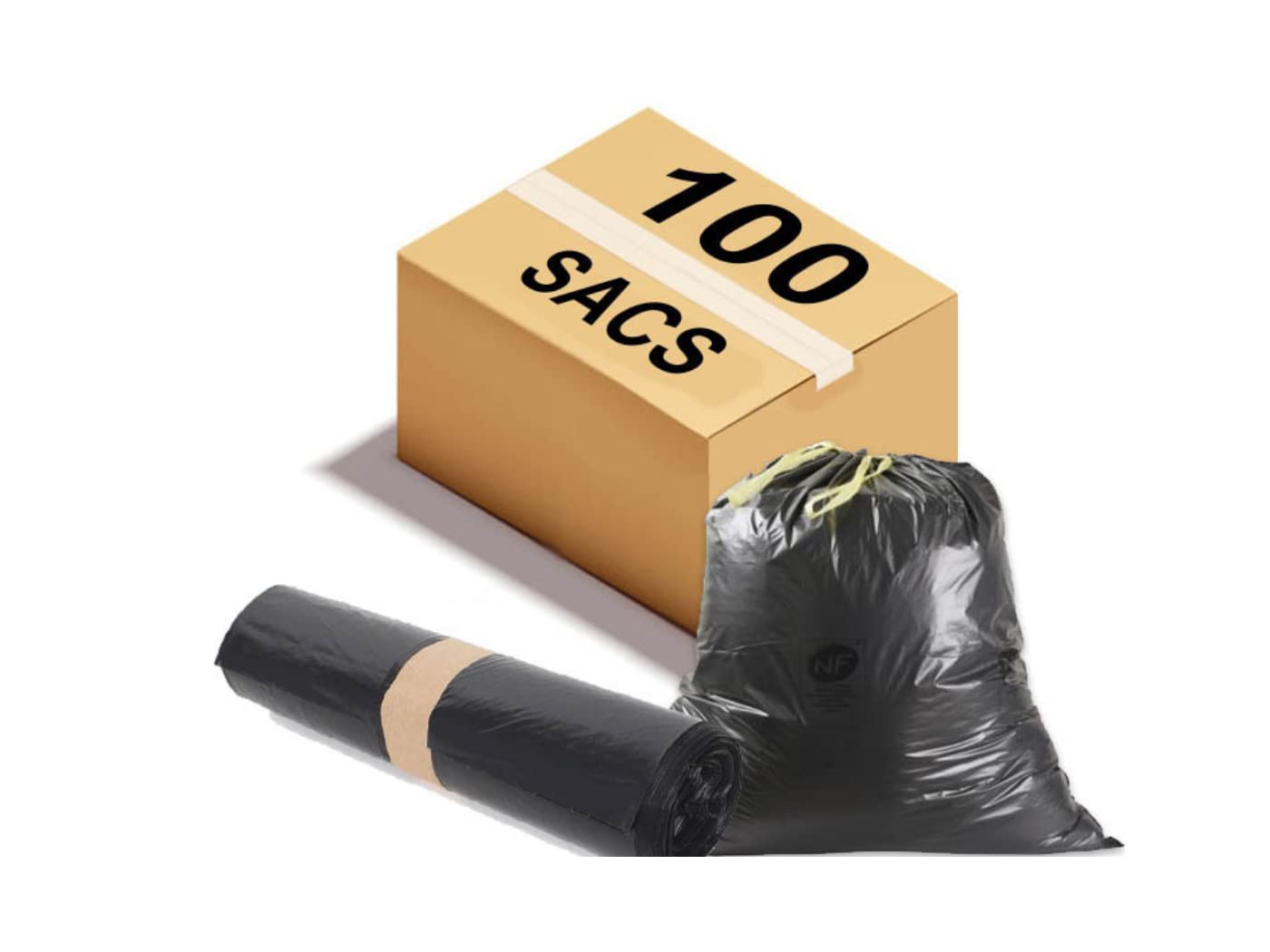 Sacs Poubelle, Sacs Poubelle 30L, Résistants, Adaptés Aux