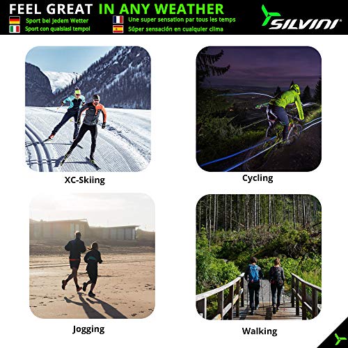Thermo Laufhose Damen Silvini Rubenza Sport Leggings für Winteraktivitäten