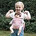 GAGAKU Baby Doll Carrier for Little Girls, Doll Accessories for Toddlers 1-3, Kids Toy Baby Dolls Sling Carrier - Pink - Helleborus