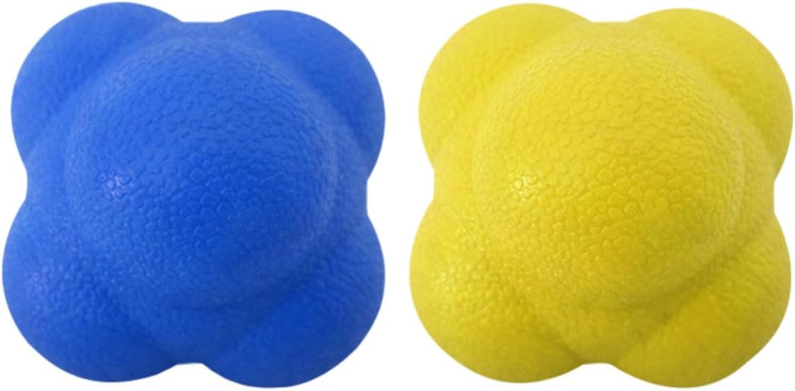 Mikikit 2pcs 2pcs Six-Sided TPR Agility Trainer for Tennis Baseball