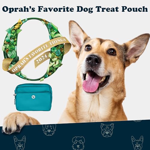 Puppington Bolsa de petisco para cães para treinamento de animais de estimação - bolsos com zíper e