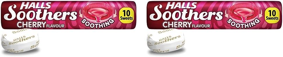Soothers Real Cherry Juice Sweets, 45g (Pack of 2)