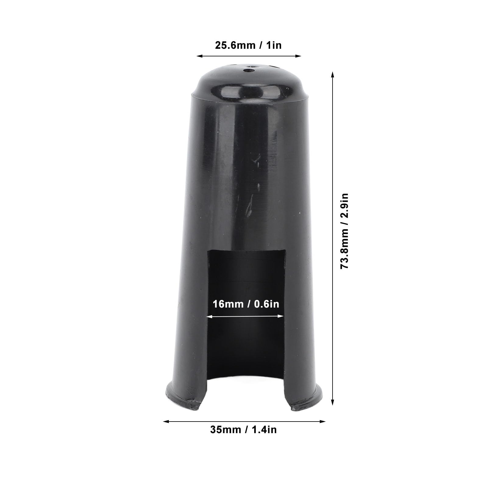 Tappo Per Bocchino Per Clarinetto E Sassofono Contralto - Cappuccio Protettivo In Plastica Compatto - Foto 8