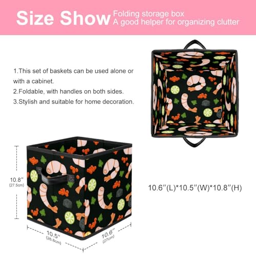 Boîte de rangement pliable tissu cube panier de rangement placard maison - 3