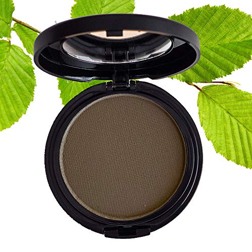 Fifth & Skin (ESPRESSO) Natural Water Resistant Brow Powder – EYEBROW SHAPER – EYEBROW FILLER - Talc free – organic - made in usa