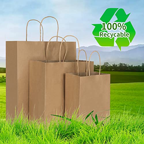 Toovip Bulk Kraft Paper Bags
