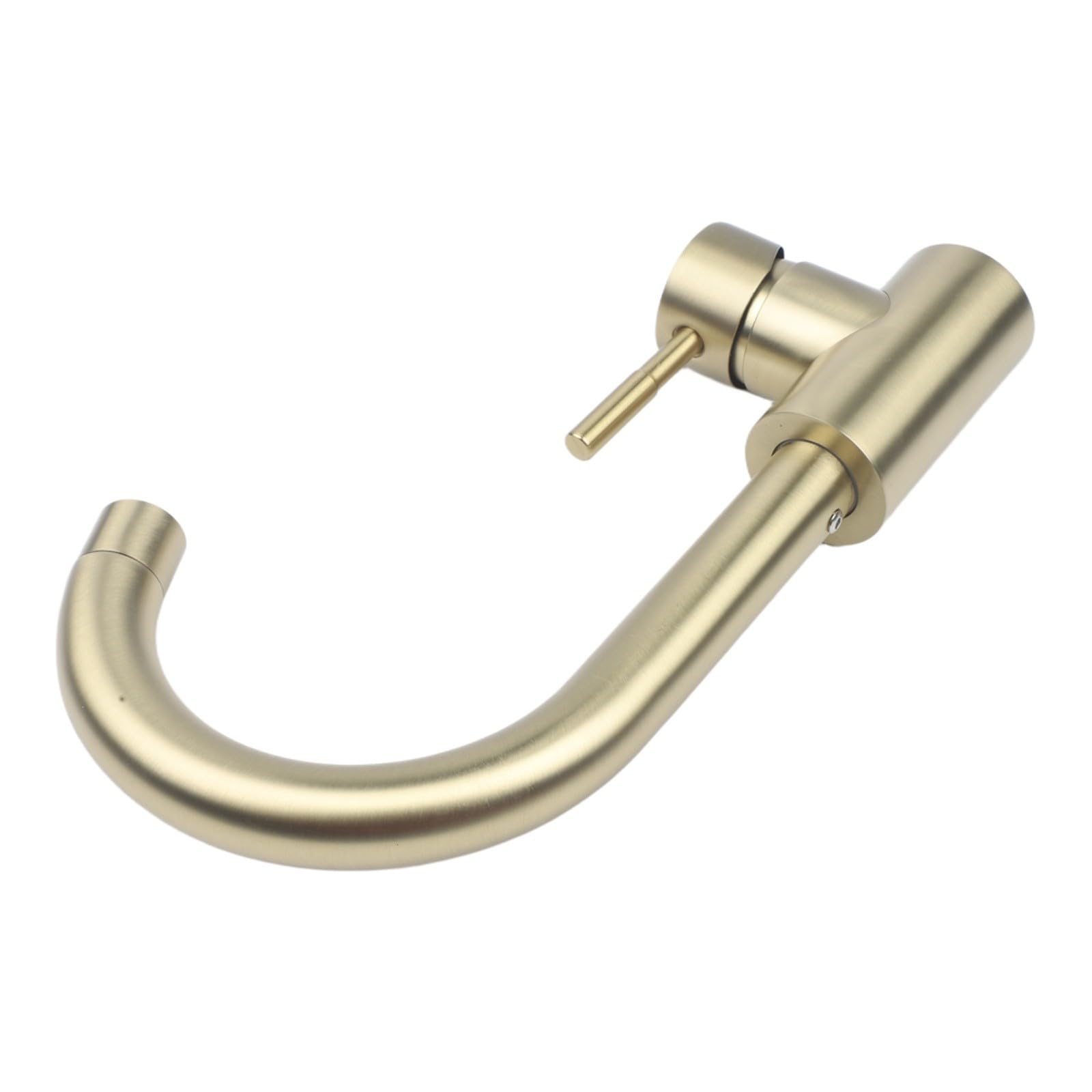 Robinet mitigeur de lavabo anti-traces en acier inoxydable 304 or brossé pour vasque