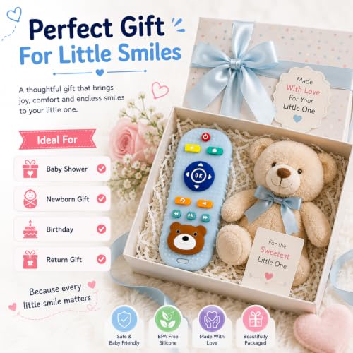 Image of CHICAGOZONE Premium Baby Silicone Teether Ring Toy - BPA Free Soft Teething Toy for Infants, Multi-Texture Sensory Chew Toy, Easy Grip Teether for Babies 3-12 Months, Cute Animal Design (Multicolor) (BLUE PANDA)