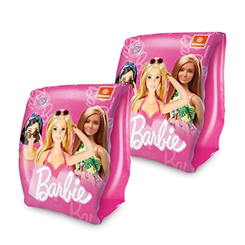 Mondo Toys - BARBIE Arm Bands - Braccioli di Sicurezza per bambini - Materiale PVC - Adatti a bambini da 2 a 6 anni con Peso 6-20 kg - 16936