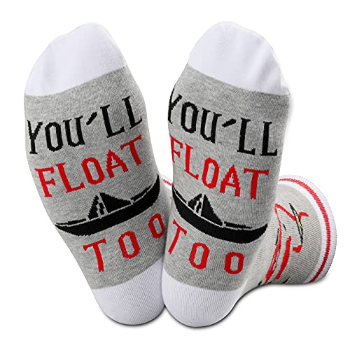 Calcetines para fanáticos de la película, calcetines para barcos, calcetines de Payaso Pennywise