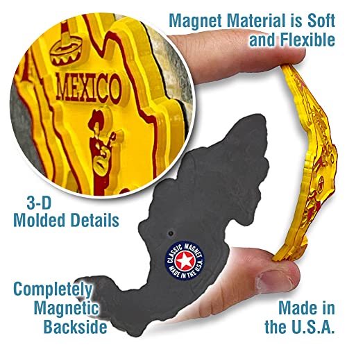 Imán Decorativo Pequeño Mapa de México miniatura 3