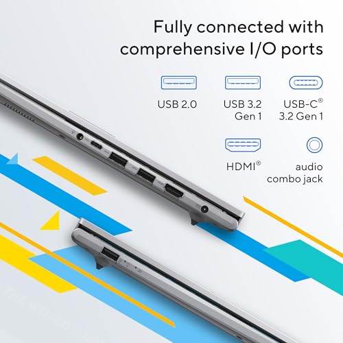 ASUS Vivobook 15 Laptop - 15.6” FHD Display- Intel® Core™ 3 100U - 8GB RAM - 256 GB SSD - Windows 11 Home - Cool Silver - F1504VA-PS34 - Image 8