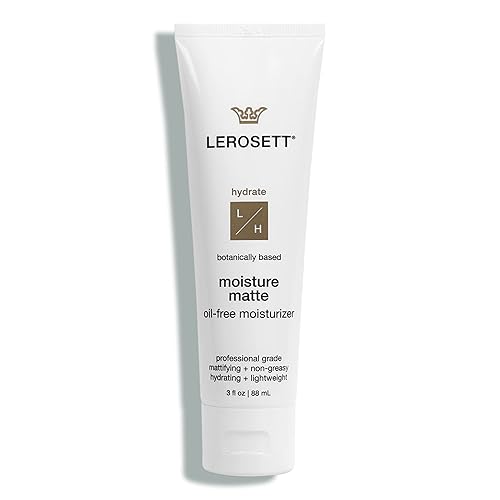 LEROSETT Moisture Matte Oil-Free Daily Hydrating Matte Moisturizer for Acne Oily  Sensitive Skin Wont Cause Pimples Non-Greasy Lightweight