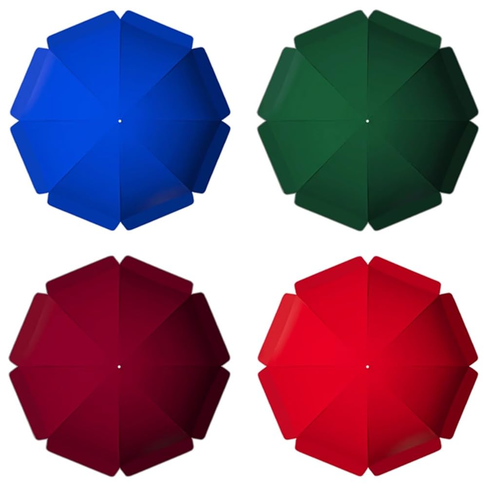 GSKDZG Round Market Umbrella Canopy Cover 8/10 Ribs Sunshade Umbrella Replacement Canopy Waterproof Parasol Replacement Top Outdoor Garden Patio Umbrella Replacement Cloth(Blue,2.6m/8.5ft (8 Ribs))
