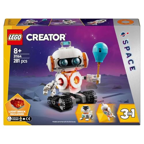 Image of LEGO Creator 3in1 Space Robot Toy Science Playset 31164 Building Blocks Toys for 8+ Gift for Boys and Girls