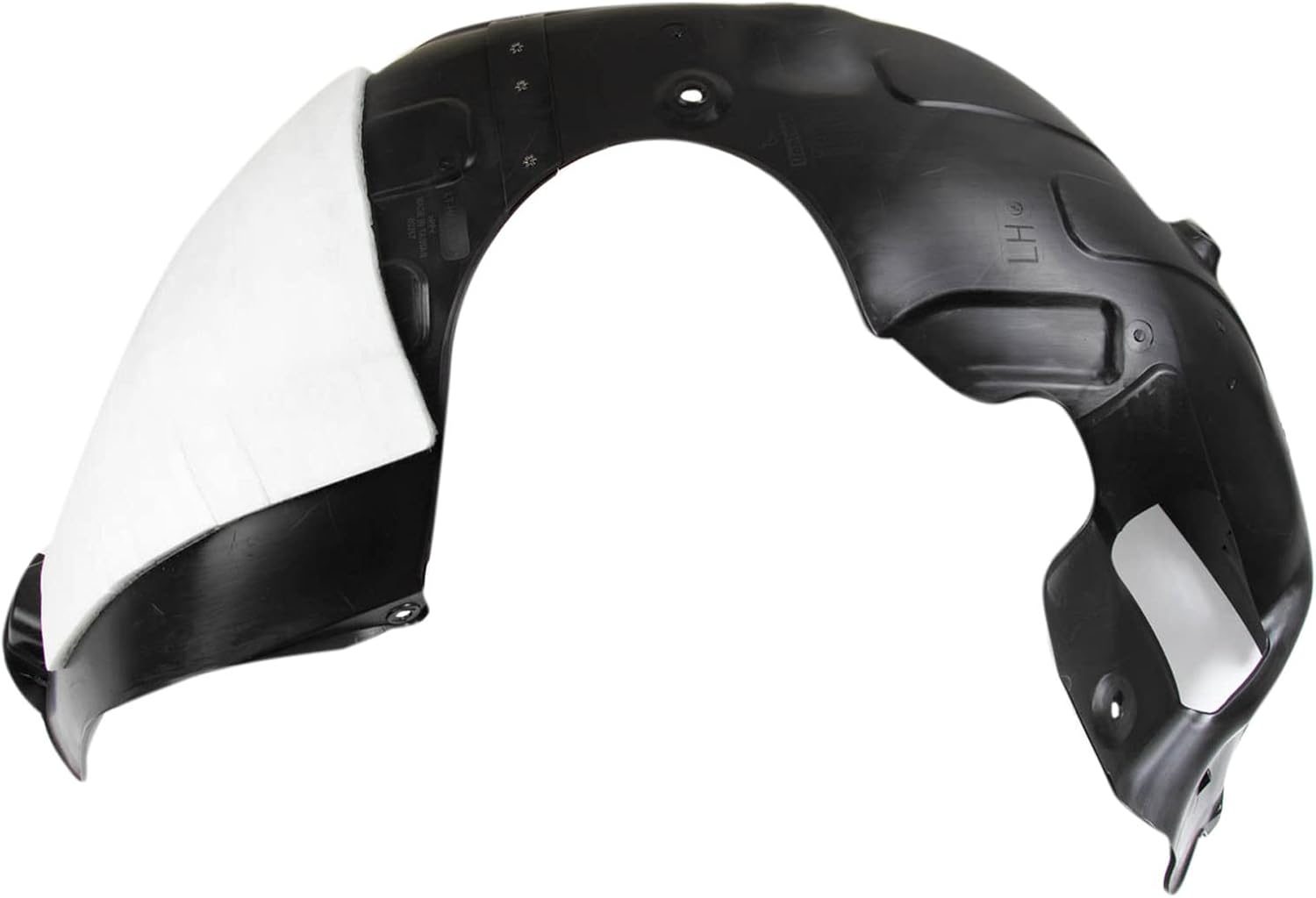 TRQ Front Inner Fender Liner Set Compatible with 2020 Hyundai Sonata HY1248182 HY1249182