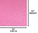 Pink Glitter Cardstock - 10 Sheets Premium Glitter Paper - 12